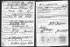 Arthur Bean Cotton WWI Draft Registration Card