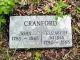 John and Elizabeth Wilkes Cranford gravestone