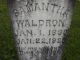 Samantha Wilkinson Waldron gravestone