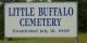 Little Buffalo Creek Cemetery sign