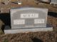 James and Letha Wilkes McRae gravestone