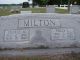 George Madison and Pegge Mobley Milton gravestone