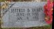 Jeffrey Ballard Duren gravestone