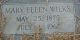 Mary Ellen Wilkes gravestone