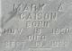 Mary Davis Caison gravestone