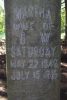 Martha Powell Saturday gravestone