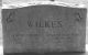 Ernest Thomas & Evelyn Johnson Wilkes gravestone