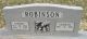 Everett Robinson gravestone
