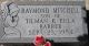 Raymond Mitchell Barber gravestone