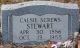 Calsie Screws Stewart gravestone 6188