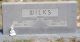 John E & Bernice S Wilks gravestone