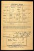 Ernest Ethridge Caison WW II Draft Card Young Men back of card