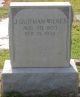 J Quitman Wilkes gravestone