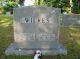 Jesse R & Cleaton Jones Wilkes gravestone