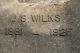 Judge S Wilkes gravestone