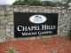 Chapel Hills Memory Gardens sign