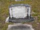 Geminia Anderson Wildes gravestone