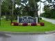 Daytona Memorial Park sign