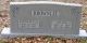 Foy Mae Douberley and Joseph Denver Brownlee gravestone