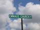Emmaus Cemetery Charlton County GA/Emmaus Church Rd Sign.jpg