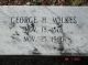 George H Wilkes gravestone