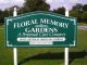 Floral Memory Gardens sign