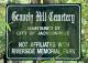 Gravely Hill Cemetery sign