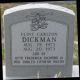 Flint Carlton Dickman gravestone