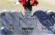 Pink J and Mildred Phillips Kerce gravestone