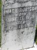 Mark Robinson gravestone