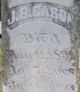 J B Cason gravestone 1