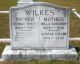 George and Della Wilkes gravestone