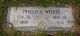 Trellis C Wilkes gravestone