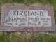Wilford and Thelma Whitby Kirkland gravestone