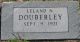 Leland N Douberley gravestone