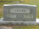 Elijah Marvin Crider gravestone