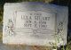 Lula Milton Brady Stuart gravestone