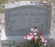 Maryetta Williams gravestone