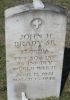 John H Brady Sr gravestone