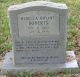 Rebecca Bryant Roberts gravestone