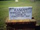 Ramah Primitive Baptist Church Cemetery sign