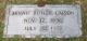 Minnie Butler Caison gravestone