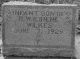Infant son of R W & Irene Wilkes gravestone