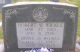 Robert W & Irene D Wilkes gravestone