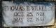Thomas B Wilkes Jr gravestone