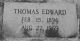 Thomas Edward Wilkes gravestone