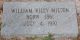William Riley Milton gravestone
