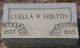 Luella W Holton gravestone 6189