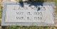 J Alva Wilkes gravestone